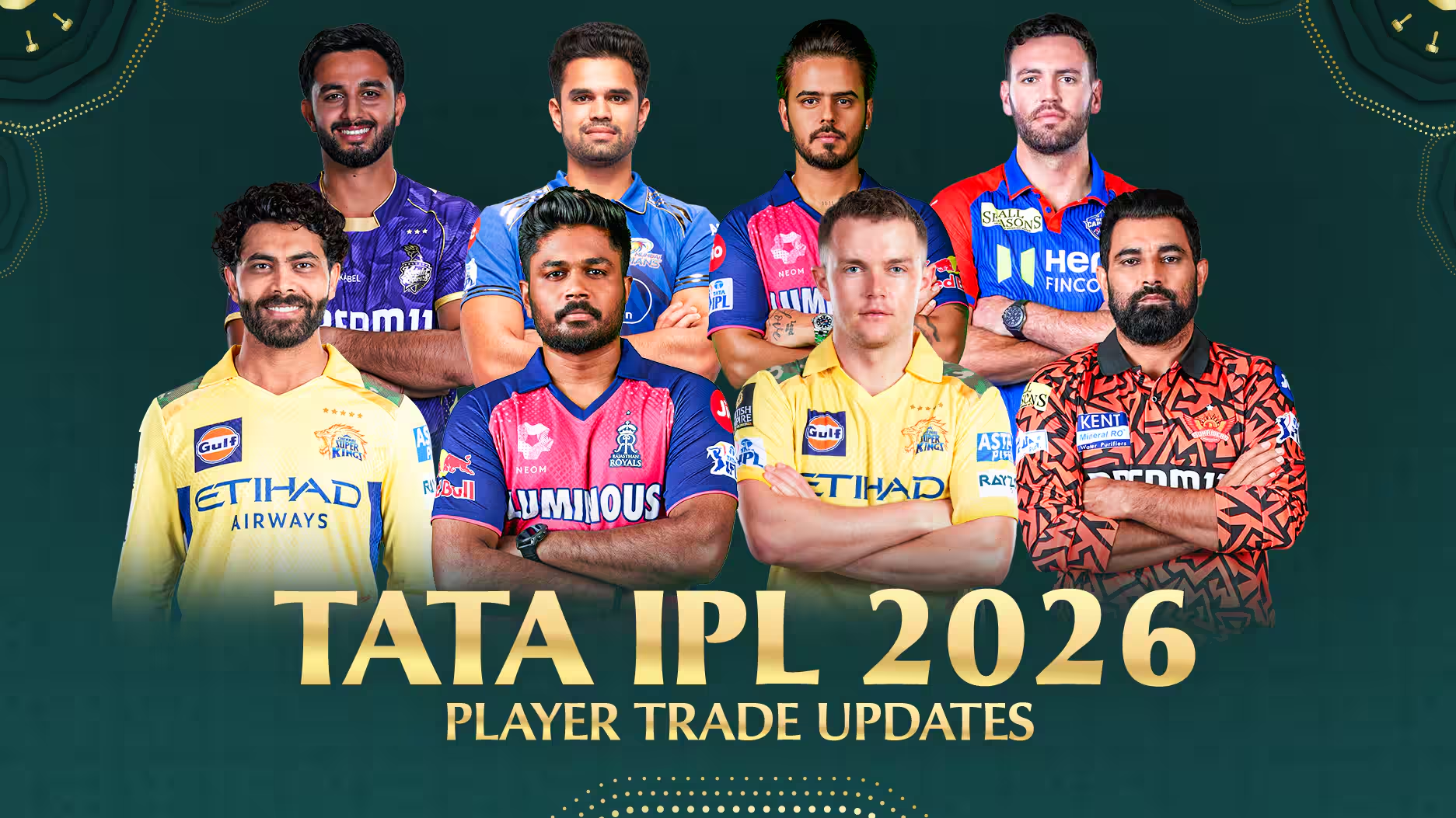 IPL 2026 all desi teams and captains - 11xlaser